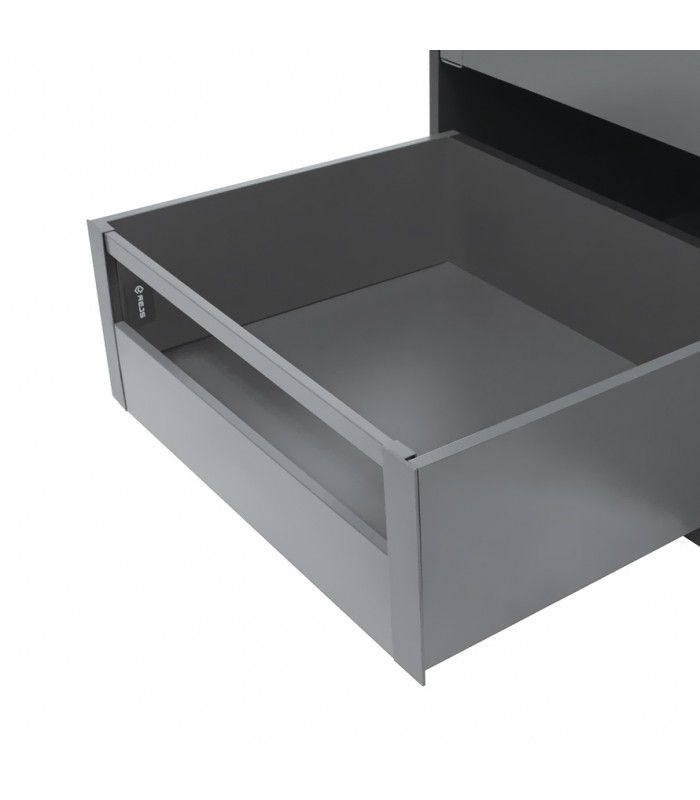 COMFORT BOX reling prostokątny do szuflady wewnętrznej L-1100mm srebrny