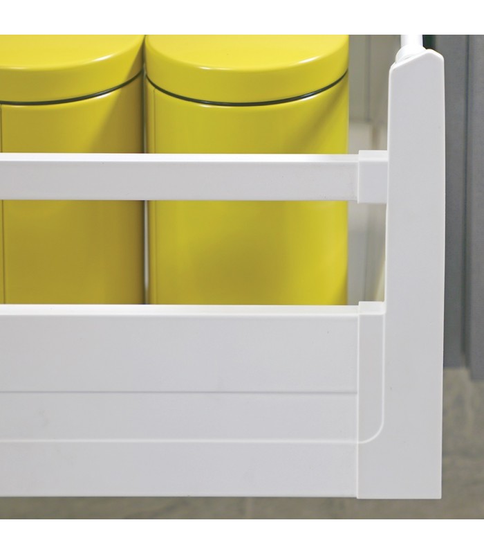 COMFORT BOX reling prostokątny do szuflady wewnętrznej L-1100mm biały