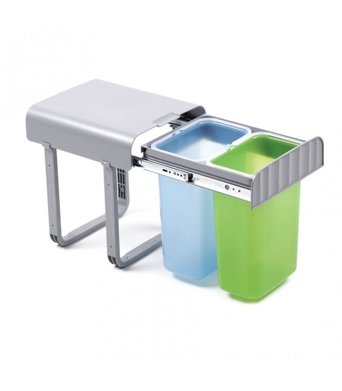 Pojemnik na odpady ALDIN2 podwójny/tworzywo sztuczne
