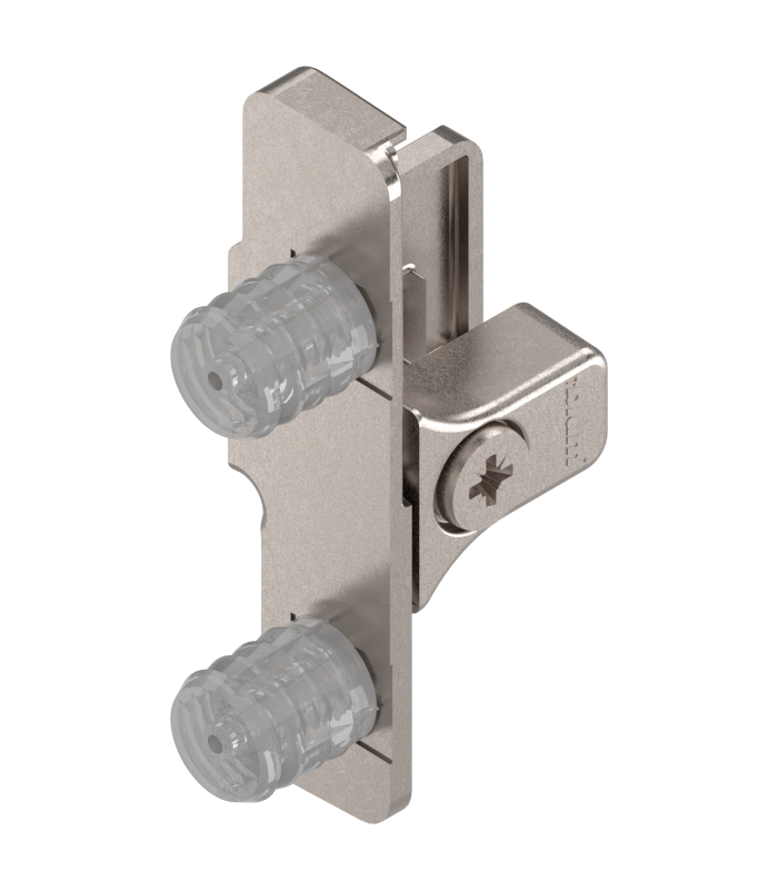 Mocowanie frontu METABOX  wys. N  wciskane  prawe  niklowany ZSF.1610.04