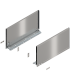 Bok szuflady LEGRABOX  wysokość F  241 mm   dł. 450 mm  lewy/prawy  do LEGRABOX pure  inox-szczotk.-lakier. 770F4502I