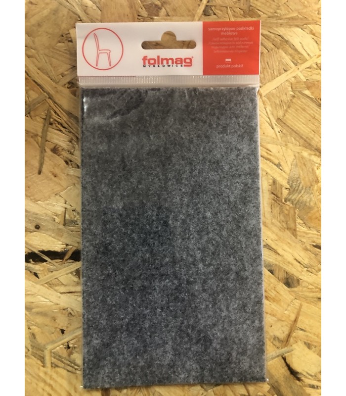 Podkładka filcowa szara 100x165mm prostokąt