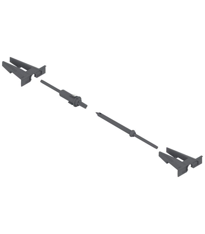 Sprzęgło TIP-ON i uchwyt  R7037 ciemnoszara T57.7400.01