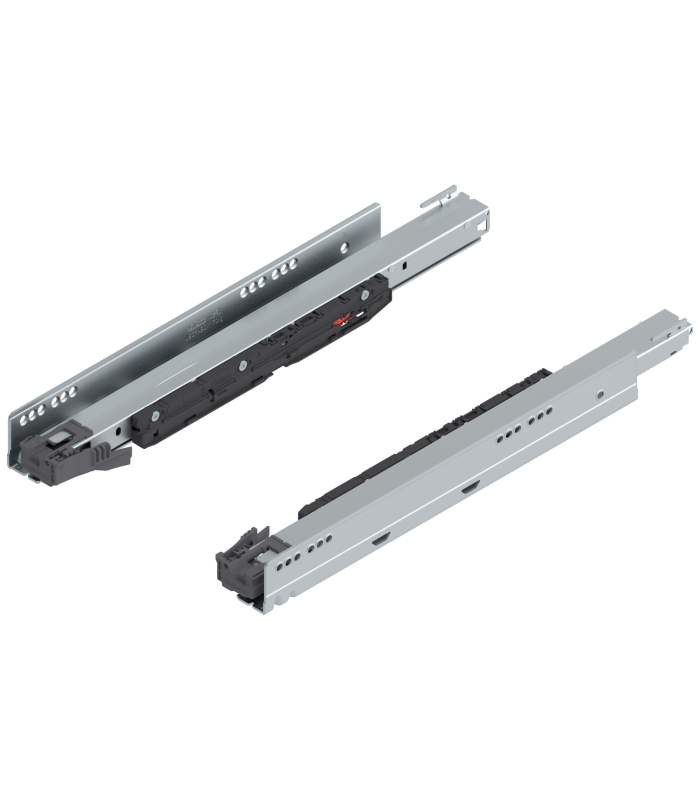 Prowadnica korpusu LEGRABOX z BLUMOTION S  pełny wysuw  70 kg  dł. 450 mm  lewa/prawa  cynkowana 753.4501S