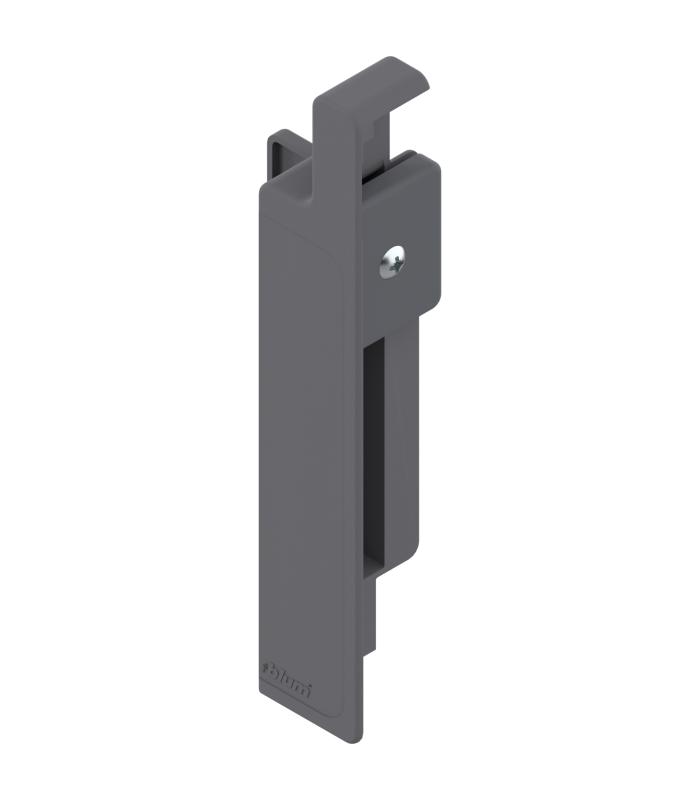 Mocowanie frontu METABOX   do szuflady wewnętrznej  prawe  R7037 ciemnoszara ZIF.3050