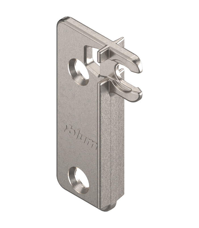 METABOX uchwyt relingu  tylny  do regulowanego relingu  na wkręty  niklowany ZRR.8000.01