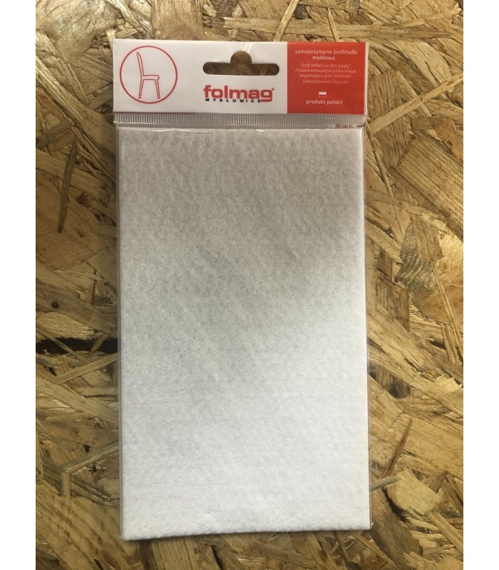 Podkładka filcowa biała 100x165mm prostokąt