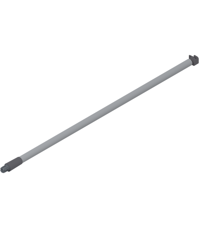 Reling podłużny METABOX lewy/prawy dł. 400 mm R9006 szara ZRG.371V.ID