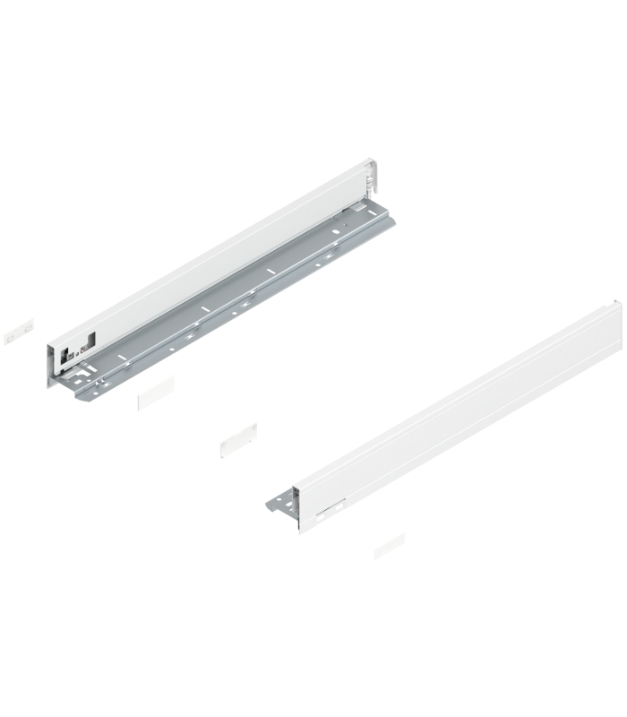 Bok szuflady LEGRABOX  wysokość N  66.5 mm   dł. 550 mm  lewy/prawy  do LEGRABOX pure  jedwabiście biały mat