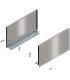 Bok szuflady LEGRABOX  wysokość F  241 mm   dł. 400 mm  lewy/prawy  do LEGRABOX pure  inox-szczotk.-lakier. 770F4002I