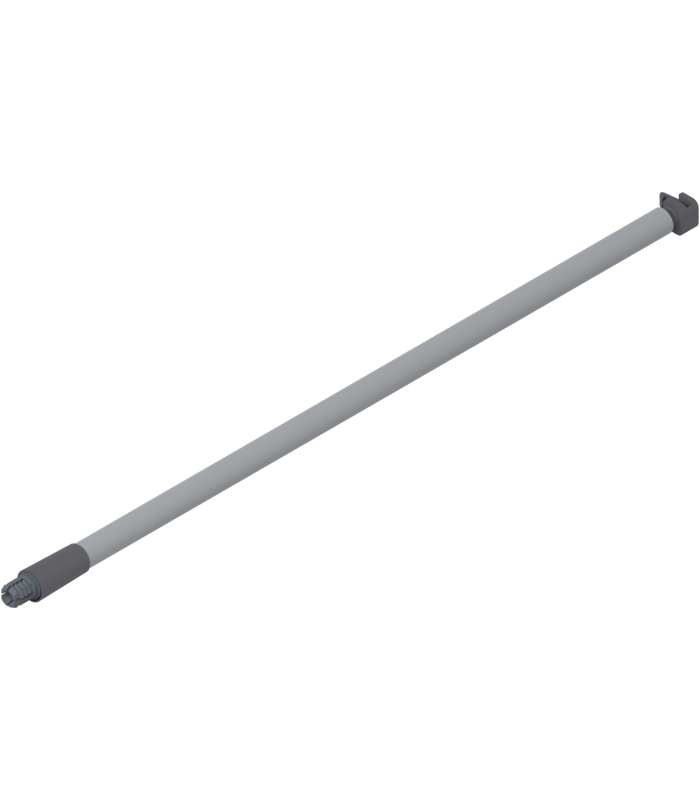 Reling podłużny METABOX   lewy/prawy   dł. 350 mm  R9006 szara ZRG.321V.ID