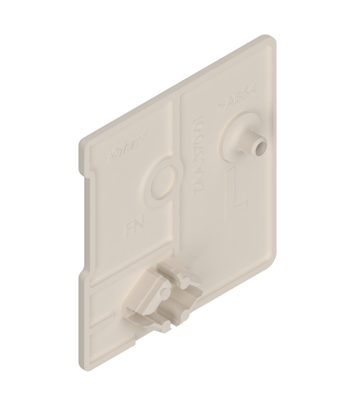 METABOX Zaślepka  prostokątna  lew.  do ZSF.12/13  R9001 kremowo-biała ZAA.3700