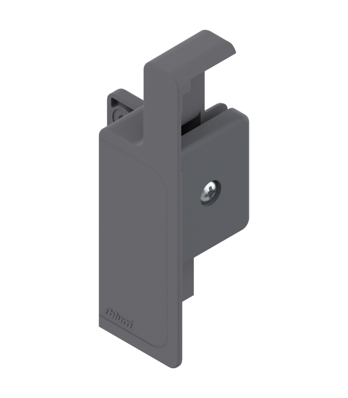 Mocowanie frontu METABOX   wys. M  do szuflady wewnętrznej  prawe  R7037 ciemnoszara ZIF.3000.02