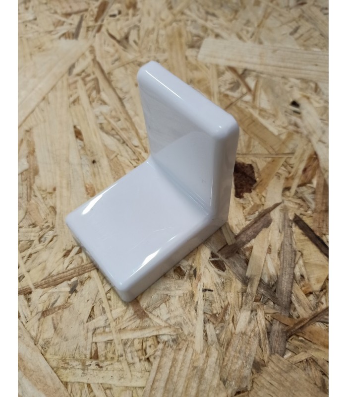 Zawieszka kątowa biała