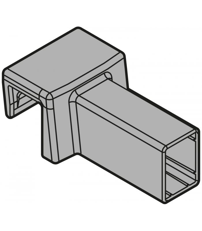 AMBIA-LINE uchwyt relingu poprzecznego  do LEGRABOX free  antracyt mat ZC7U11E0