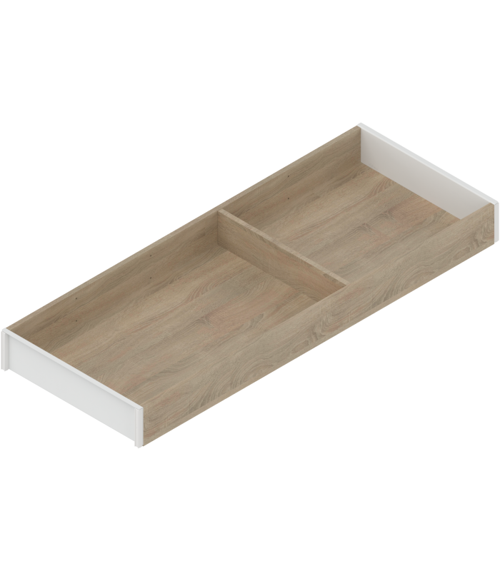 AMBIA-LINE  ramki do szuflady standardowej LEGRABOX  w opcji drewnopodobnej  dł. 550 mm  szerokość 200 mm  Dąb Bard.