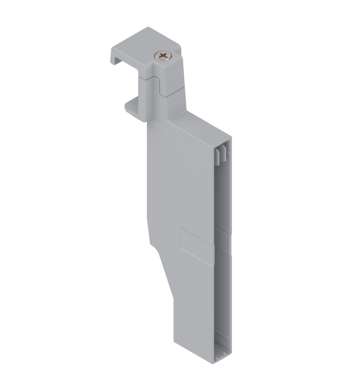 ORGA-LINE uchwyt listwy poprzecznej  do szuflady z wysokim frontem TANDEMBOX antaro  wysokość C  jasnoszare Z40C0002Z