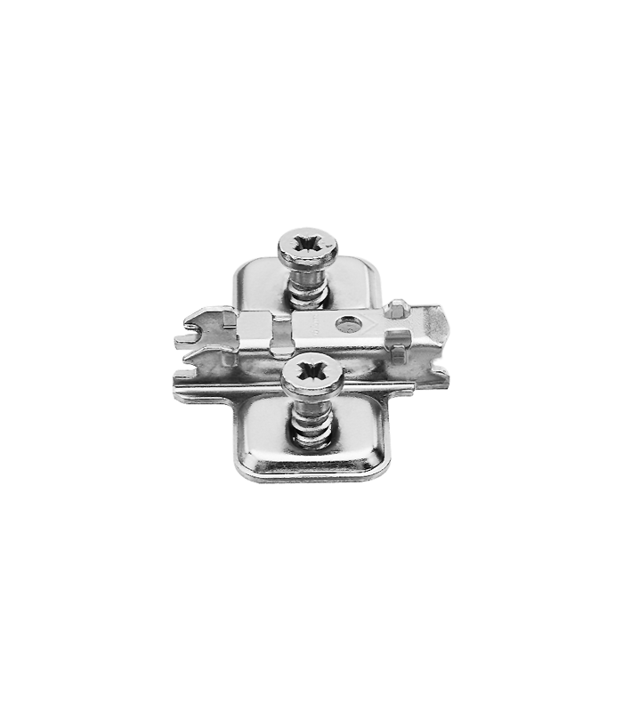 CLIP prowadnik  krzyżakowy  0 mm  Stal  zamont. EURO wkręty - drzwi nakładane bliźniaczo  RW  otwór podłużny  nik