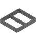 AMBIA-LINE  ramki do szuflady standardowej LEGRABOX  stal  od dł. 270 mm  szerokość 242 mm  antracyt mat ZC7S300RSU