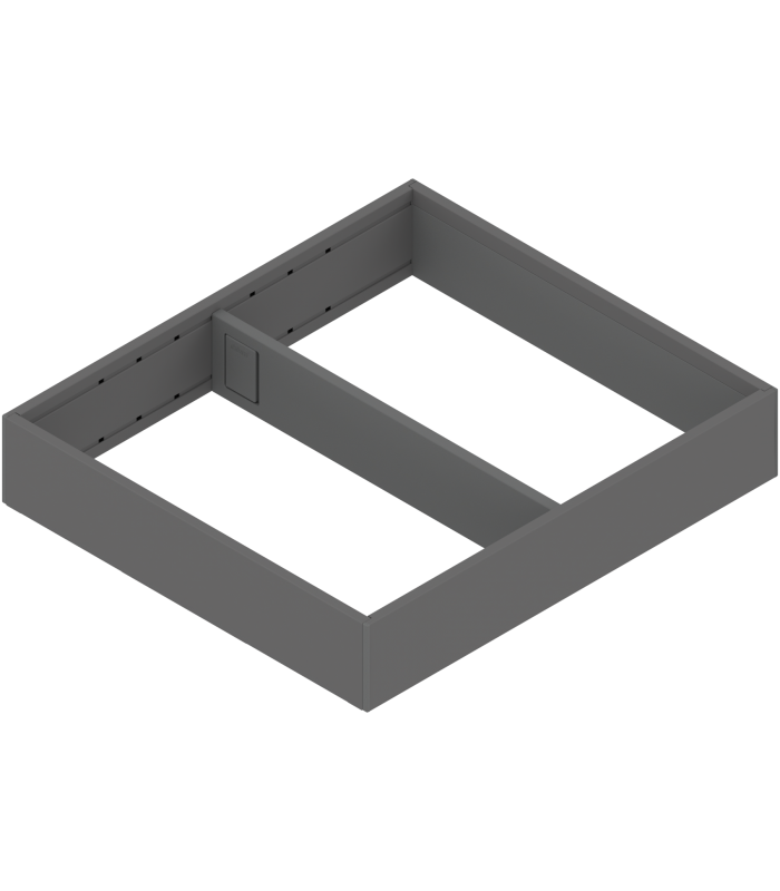 AMBIA-LINE  ramki do szuflady standardowej LEGRABOX  stal  od dł. 270 mm  szerokość 242 mm  antracyt mat ZC7S300RSU