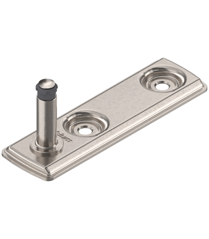 AVENTOS HK-XS do frontów uchylnych  Mocowanie korpusu  na wkręty  niklowany 20K5101