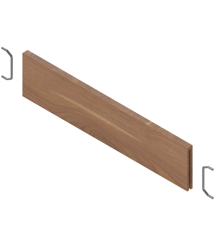 AMBIA-LINE listwa poprzeczna do szuflady standardowej LEGRABOX  ZC7SXXXRH2   w opcji drewnopodobnej  Orzech Tenn. jasny