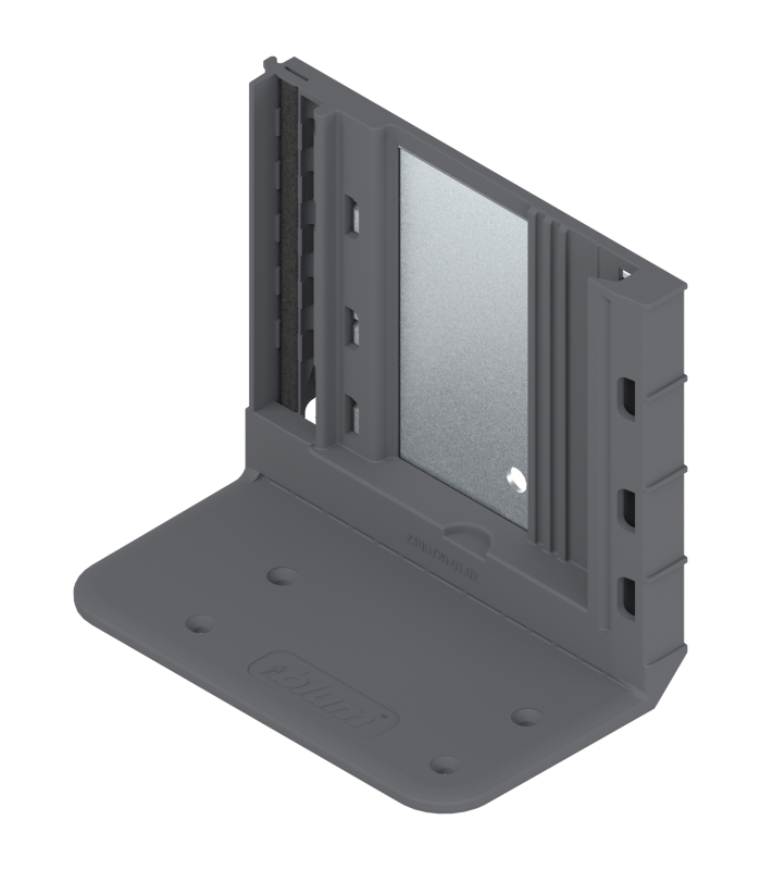 uchwyt napędu SERVO-DRIVE dla 2 jednostek napędowych  z przewodem  Występ przewodu 800 mm   R737ciemnoszary/cynk