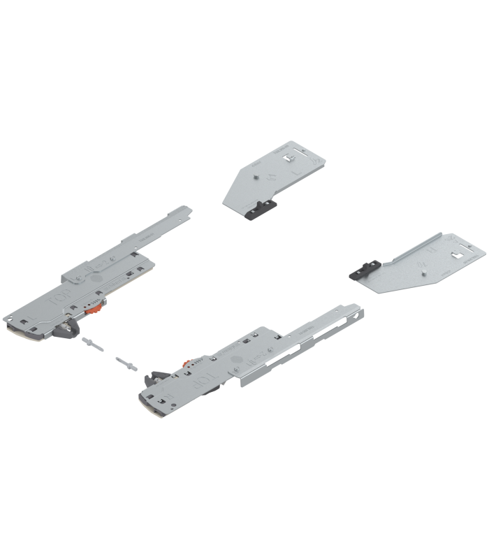 TIP-ON BLUMOTION zestaw  Jednostka   Zabierak   Adapter  do LEGRABOX  Typ L1  dł. NL 350-750 mm  Całkowita waga szufla