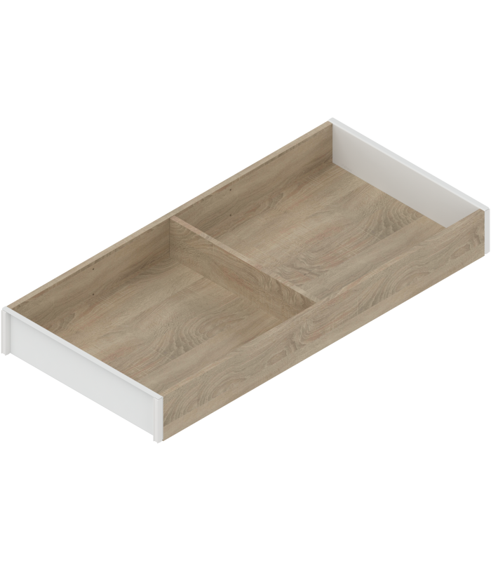AMBIA-LINE  ramki do szuflady standardowej LEGRABOX  w opcji drewnopodobnej  dł. 450 mm  szerokość 200 mm  Dąb Bard.