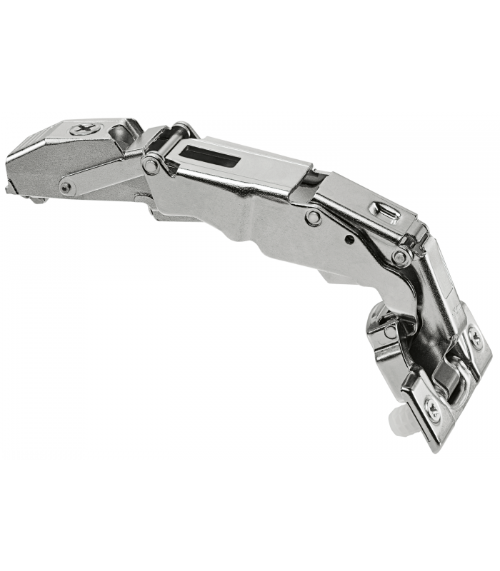 CLIP top Zawias z szerokim kątem otwarcia i zerowym uskokiem 155   Drzwi nakładane  puszka  wciskana  niklowany