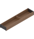 AMBIA-LINE  ramki do szuflady standardowej LEGRABOX  w opcji drewnopodobnej  dł. 500 mm  szerokość 100 mm  Orzech Ten