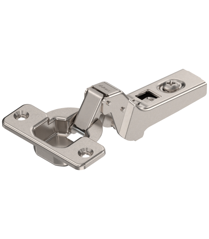 CLIP zawias standard. 100   Drzwi wpuszczane  puszka  na wkręty  niklowany 71M2750