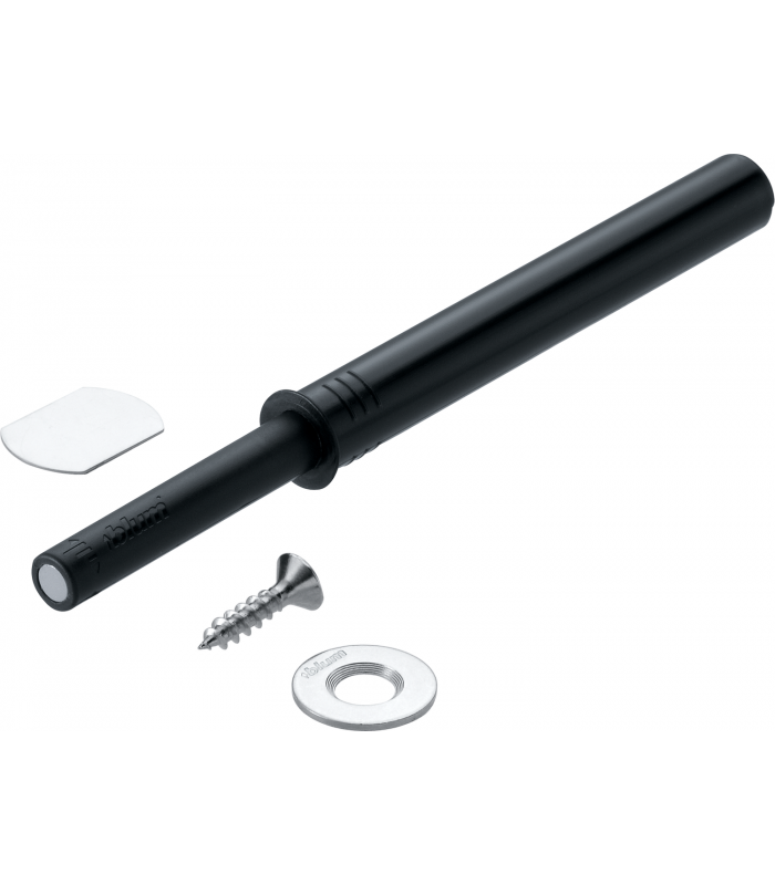 TIP-ON do drzwi  zestaw   Wersja silniejsza  z magnesem  czarna 956A1004