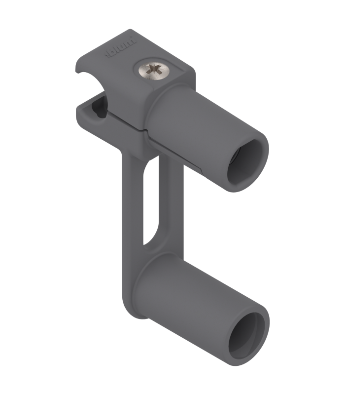 ORGA-LINE Uchwyt relingu poprzecznego szuflady tackowej  R7037 ciemnoszara ZRU.00Z0.01