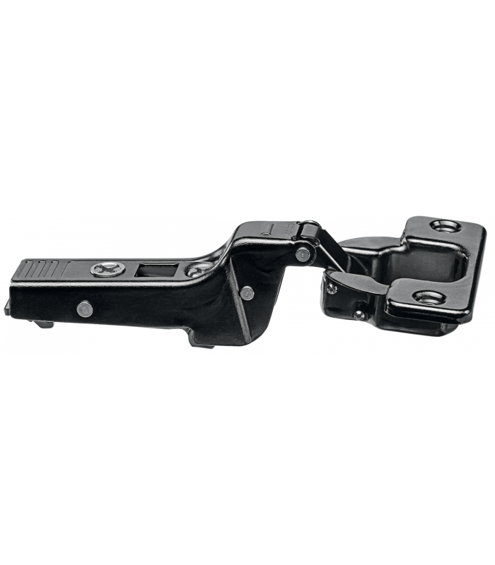 CLIP top zawias do drzwi profil. 95   Drzwi bliźniacze  bez sprężyny  puszka  na wkręty  czarny 70T9650.TL