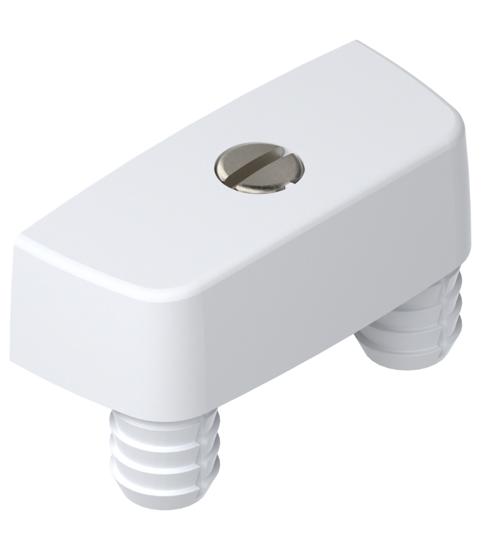 Obudowa złącza  tworzywo  wciskane  Biała 40.2110