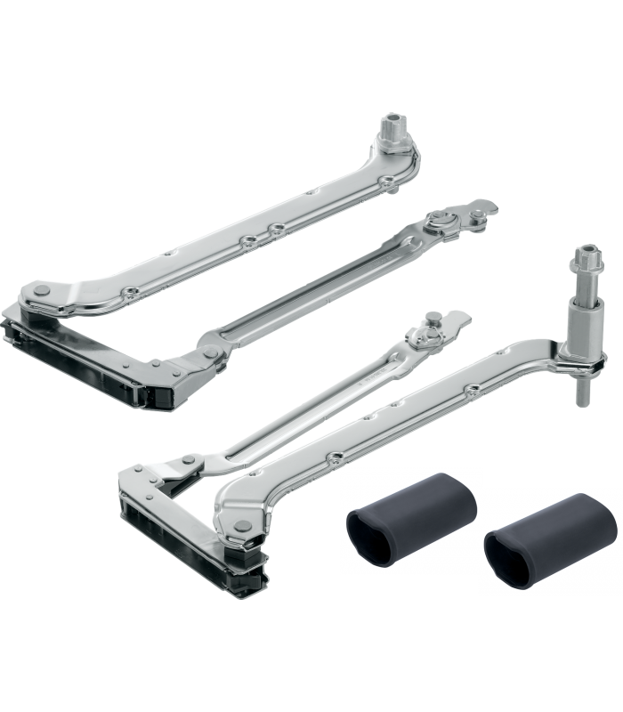 AVENTOS HL do frontów nad korpusem  podnośnik  zestaw   wys. korpusu 400-550 mm  niklowany 20L3800.06