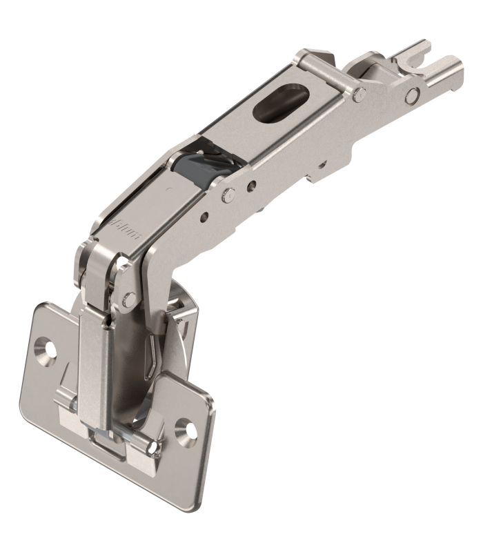 MODUL zawias z szerokim kątem otw. 170   Drzwi nakładane  puszka  na wkręty  niklowany 91A6550
