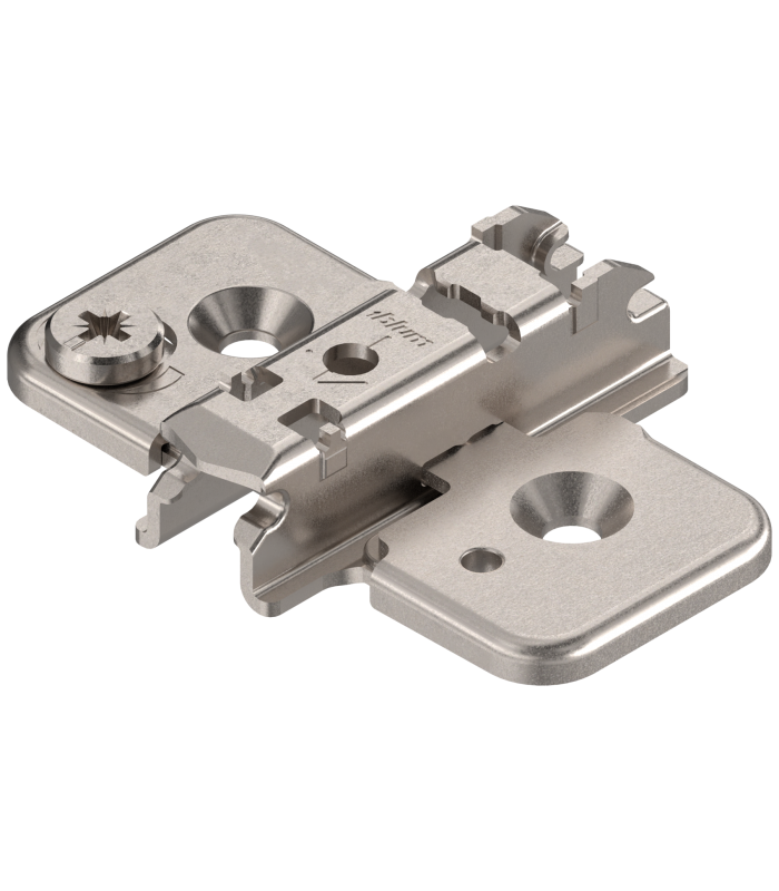 CLIP prowadnik krzyżakowy 3 mm Stal Wkręty RW mimośród niklowany 173H7130