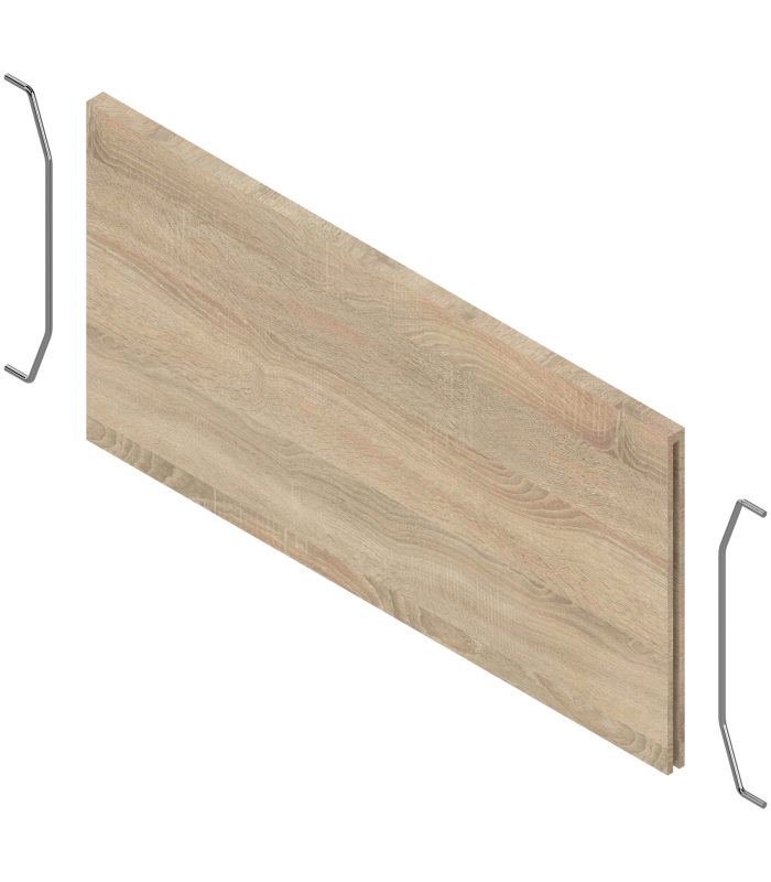 AMBIA-LINE listwa poprzeczna do szuflady z wysokim frontem LEGRABOX  ZC7F400RHP   w opcji drewnopodobnej  Dąb Bard. sza