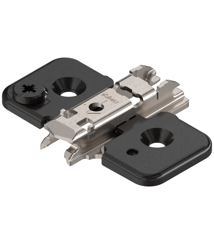 CLIP prowadnik  krzyżakowy  0 mm  Stal  Wkręty  RW  mimośród  czarny 173H7100