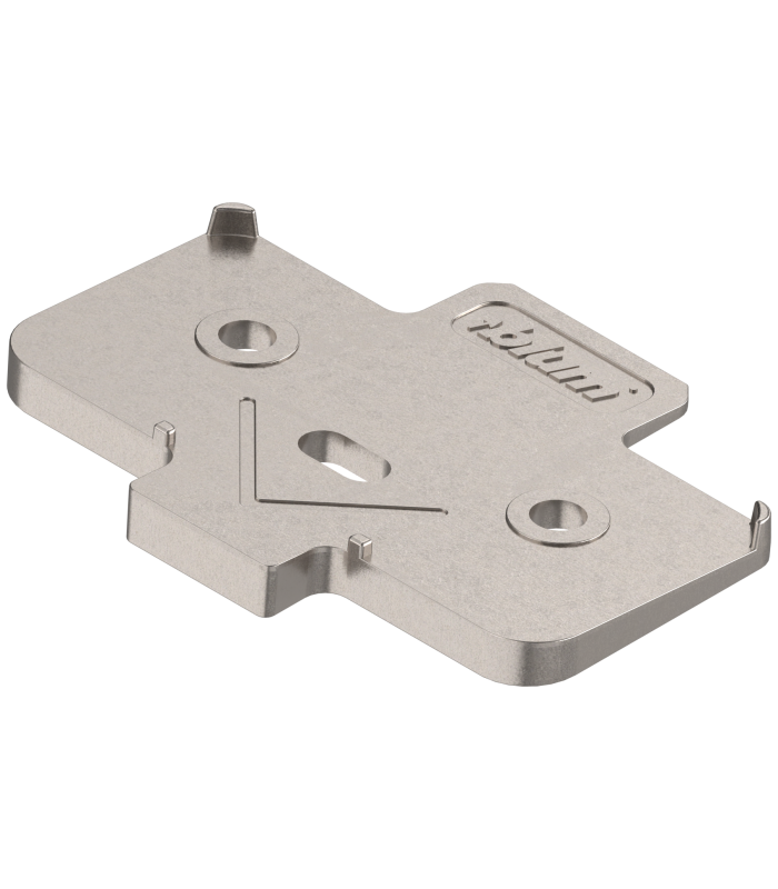 podkładka kątowa  krzyżakowa  -5   wersja na wkręty  wysokość  6 mm  niklowany 171A5500