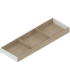AMBIA-LINE  ramki do szuflady standardowej LEGRABOX  w opcji drewnopodobnej  dł. 650 mm  szerokość 200 mm  Dąb Bard.