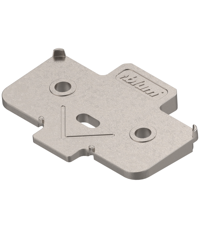 podkładka kątowa  krzyżakowa   5   wersja na wkręty  wysokość  0.8 mm  niklowany 171A5010