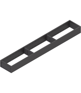ambia-line-ramki-do-szuflady-standardowej-legrabox-stal-dl-650-mm-szerokosc-100-mm-brunatnoczarny-mat