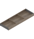 AMBIA-LINE  ramki do szuflady standardowej LEGRABOX  w opcji drewnopodobnej  dł. 650 mm  szerokość 200 mm  Dąb Nebra