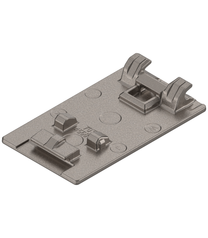 Płytka puszki CRISTALLO  na klej  prostokątna  do szkło / lustro  piaskowo-złota mat. nikl. 70T4568C