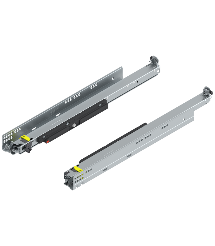 MOVENTO z TIP-ON  pełny wysuw do szuflady drewnianej  60 kg  dł. 550 mm  wymaga sprzęgła  lewa/prawa  cynkowana