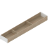 AMBIA-LINE  ramki do szuflady standardowej LEGRABOX  w opcji drewnopodobnej  dł. 600 mm  szerokość 100 mm  Dąb Bard.