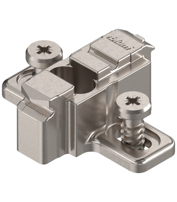 CLIP prowadnik  krzyżakowy  11 mm  Cynk  na zamont. EURO wkręty  RW  otwór podłużny  niklowany 175L8190.21